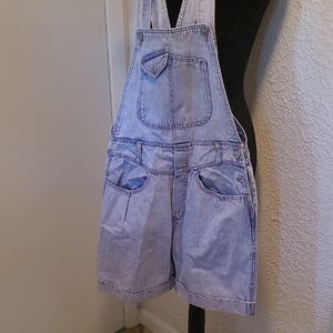 Jordache Jean Denim Overall Shorts